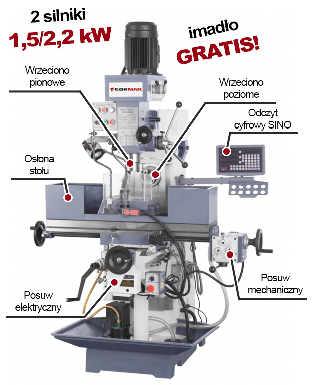 WIERTARKO FREZARKA MAKTEK ZX 7550 CW